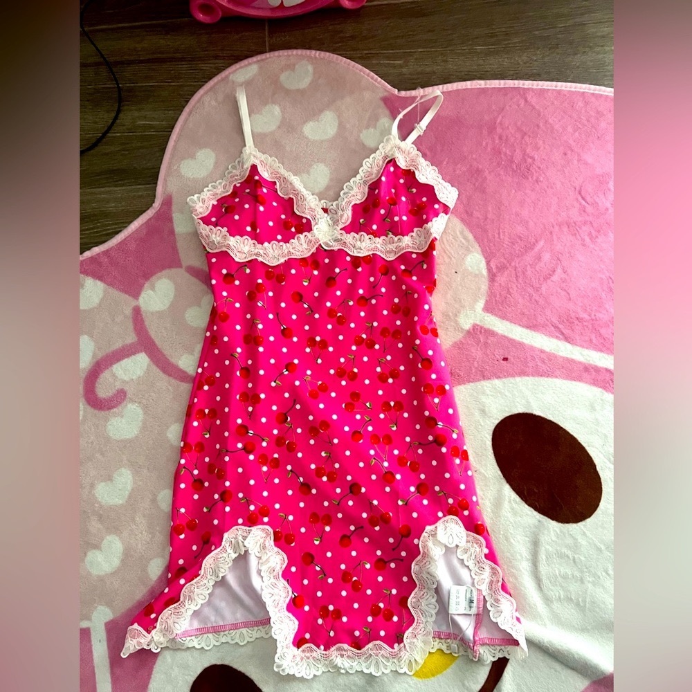 Cherry maid dress